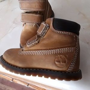 Infant Timbs size 4.5 leather hard bottom